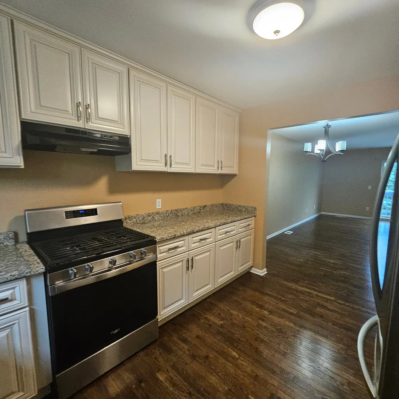Kitchen with cream cabinets from the SWAT residential-cleaning portfolio — company portfolio, Michigan